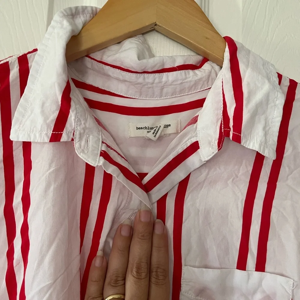 Red & White Top - Picture 4 of 5